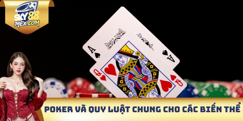 Poker Sky88 - Tựa Game Bài Thách Thức Trí Tuệ Và Bản Lĩnh Poker và quy luật chung cho các biến thể